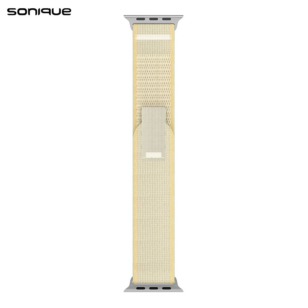 Λουράκι Nylon Loop Band Sonique για Apple Watch (38/40/41MM) Μπεζ