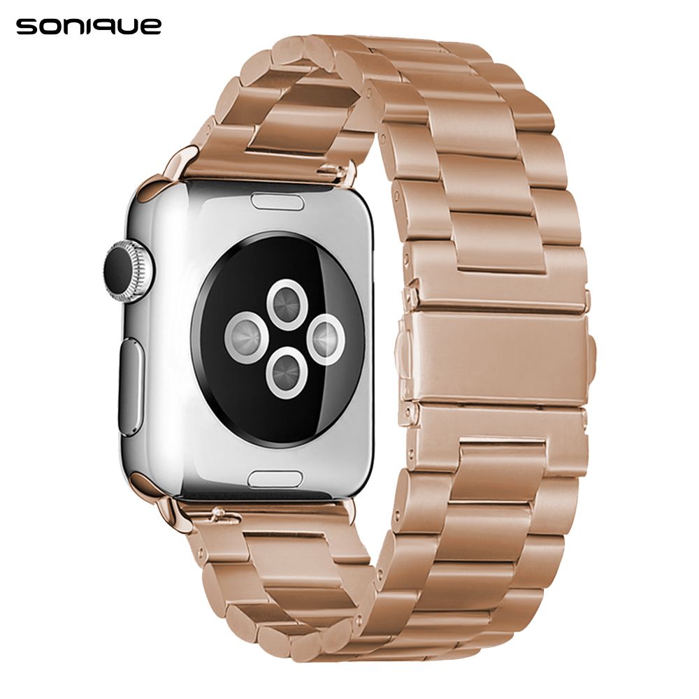 Λουράκι Stainless Steel Bracelet Sonique Classic για Apple Watch (38/40/41MM) Μπρονζέ