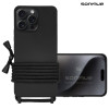 Θήκη Σιλικόνης με Κορδόνι CarryHang Sonique Apple iPhone 15 Pro Max Μαύρο