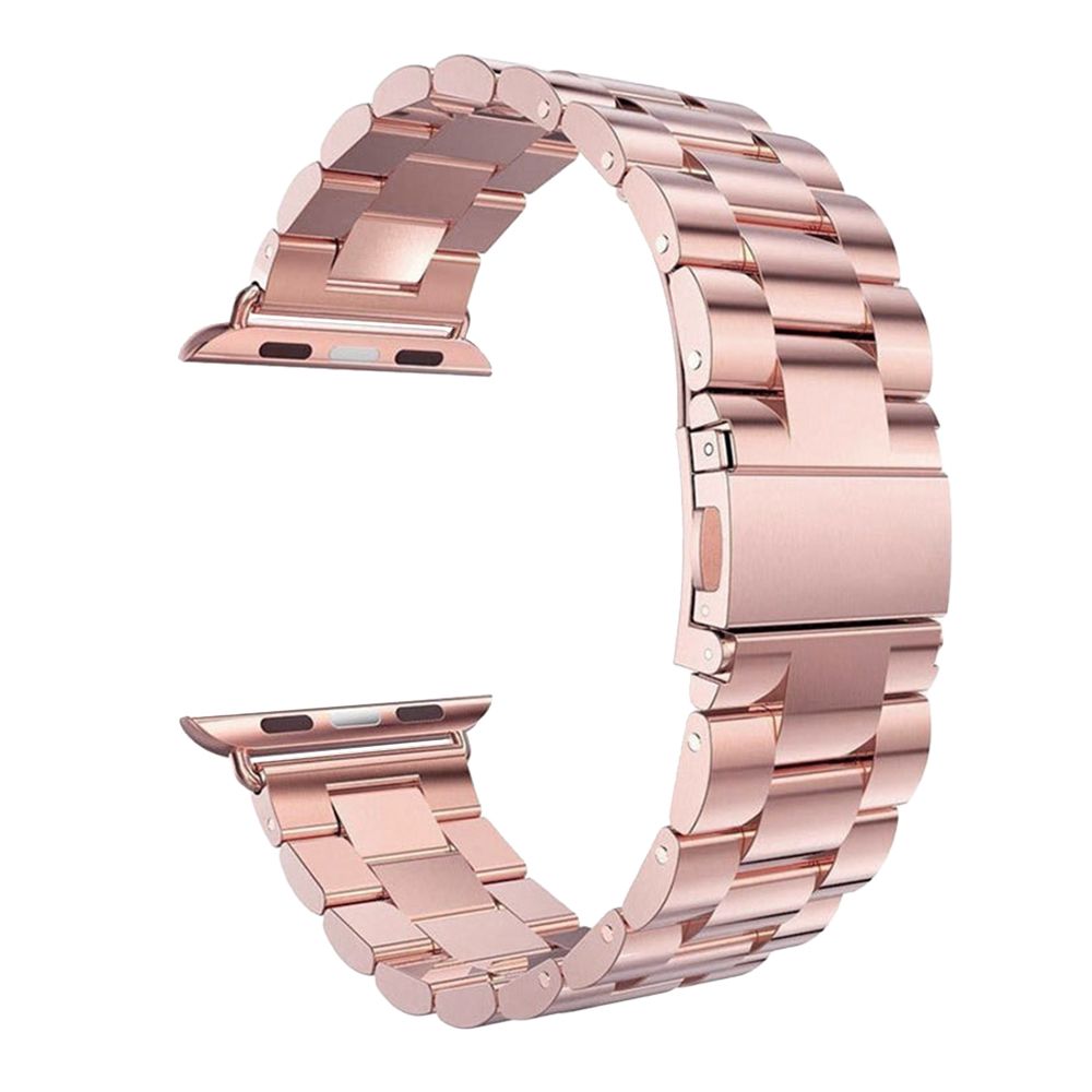 Λουράκι Stainless Steel Bracelet Sonique Classic για Apple Watch (42/44/45/49MM) Ροζ Χρυσό