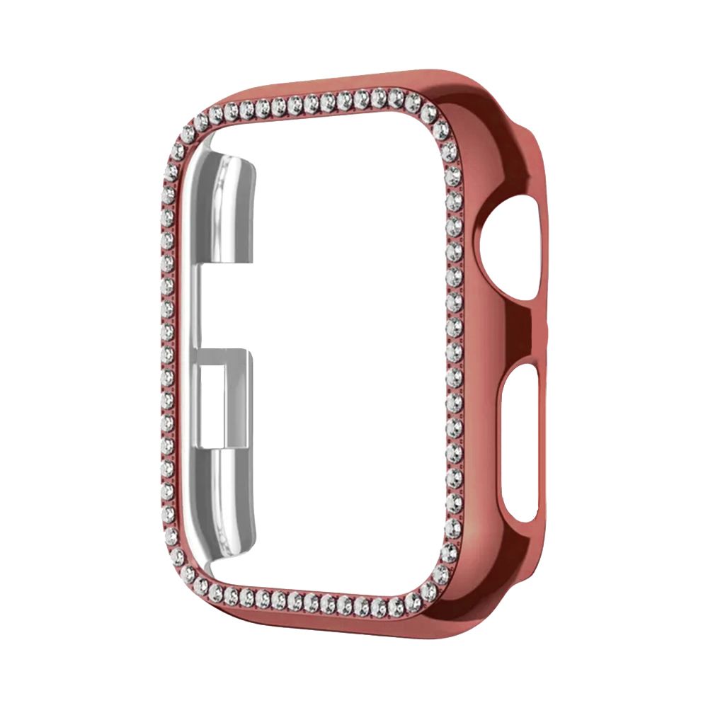 Θήκη Προστασία Luxury Diamond PC Sonique για Apple Watch 1/2/3 42mm Ροζ Χρυσό