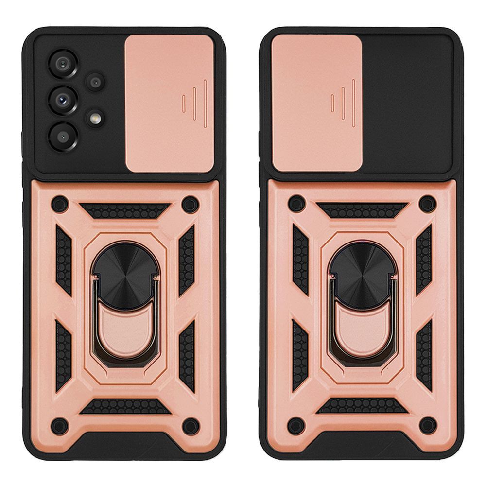 Θήκη Ring Armor CamPro Sonique για Samsung Galaxy A23 5G / Galaxy A23 4G Ροζ Χρυσό