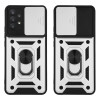 Θήκη Ring Armor CamPro Sonique για Samsung Galaxy A32 4G Ασημί