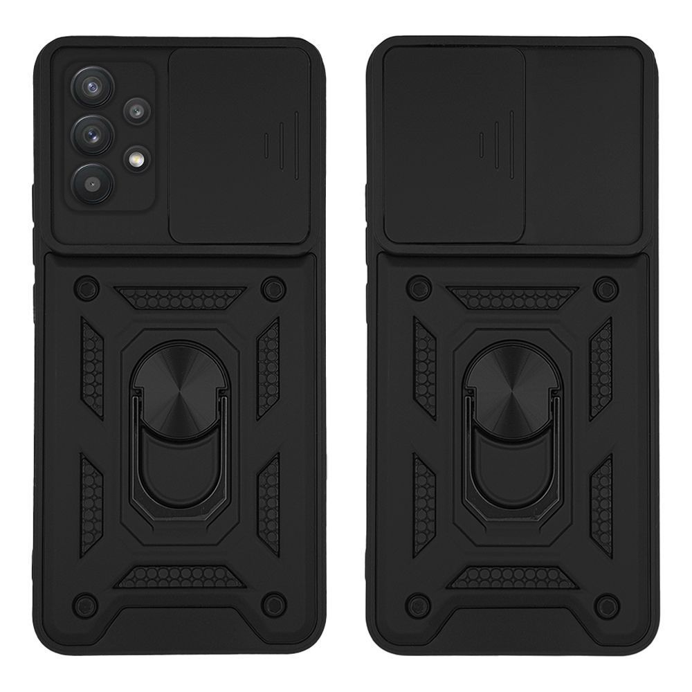 Θήκη Ring Armor CamPro Sonique για Samsung Galaxy A32 4G Μαύρο
