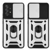 Θήκη Ring Armor CamPro Sonique για Samsung Galaxy A52 4G/5G / Galaxy A52s 5G Ασημί