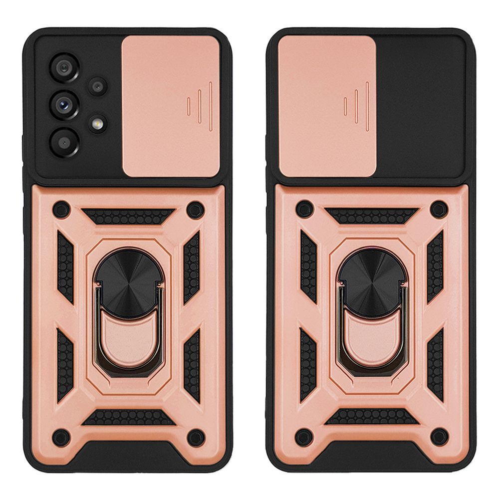 Θήκη Ring Armor CamPro Sonique για Samsung Galaxy A53 5G Ροζ Χρυσό