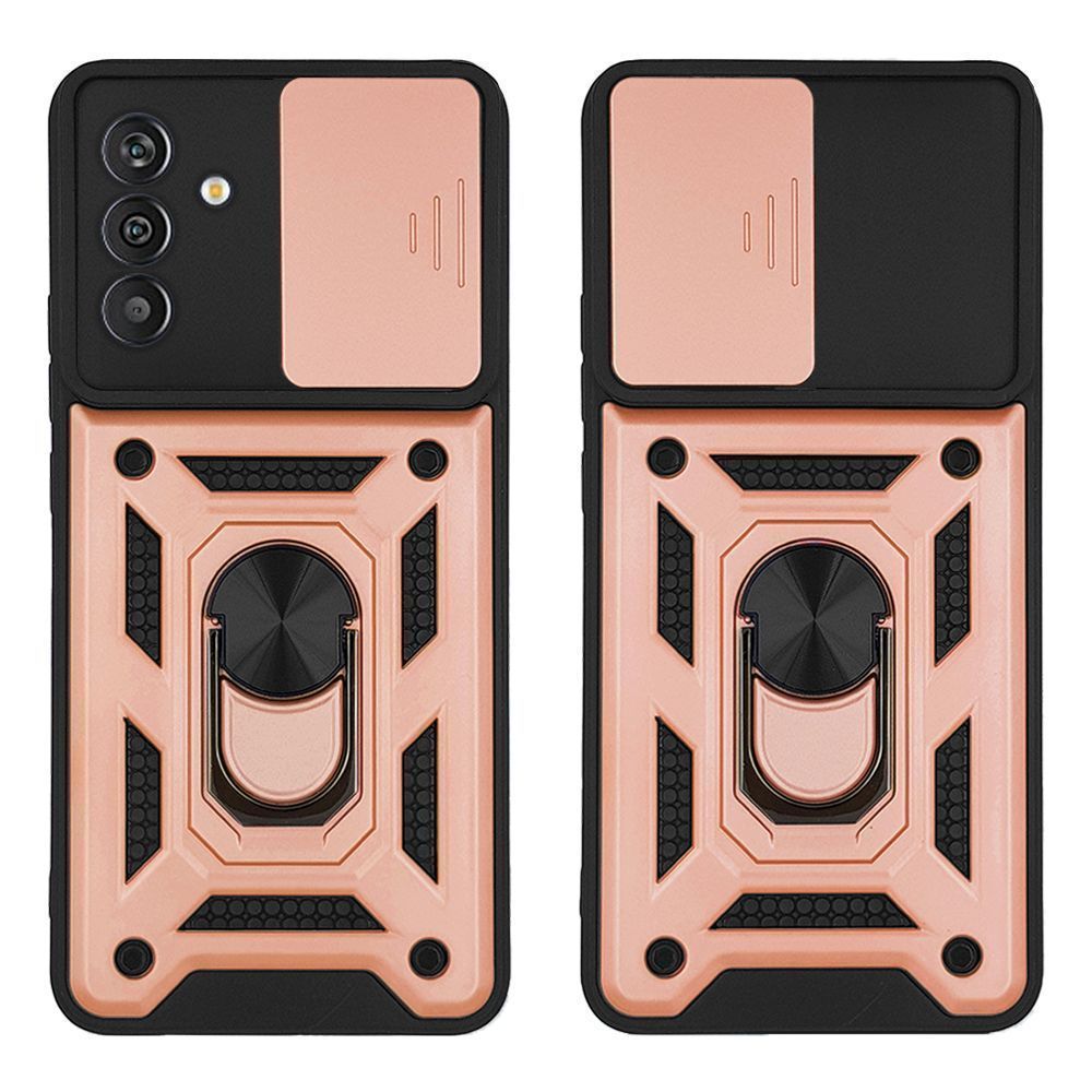 Θήκη Ring Armor CamPro Sonique για Samsung Galaxy M13 4G Ροζ Χρυσό