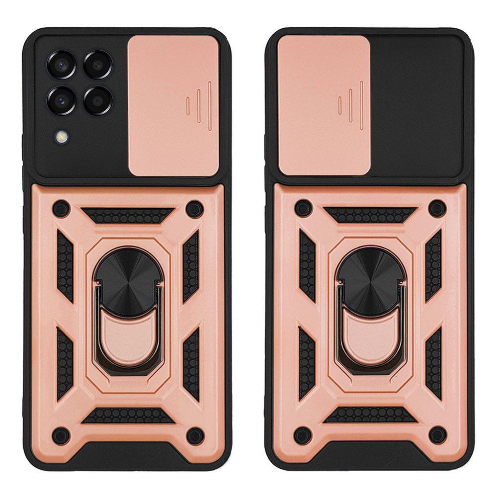 Θήκη Ring Armor CamPro Sonique για Samsung Galaxy M33 5G Ροζ Χρυσό
