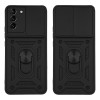 Θήκη Ring Armor CamPro Sonique για Samsung Galaxy S21 Plus Μαύρο