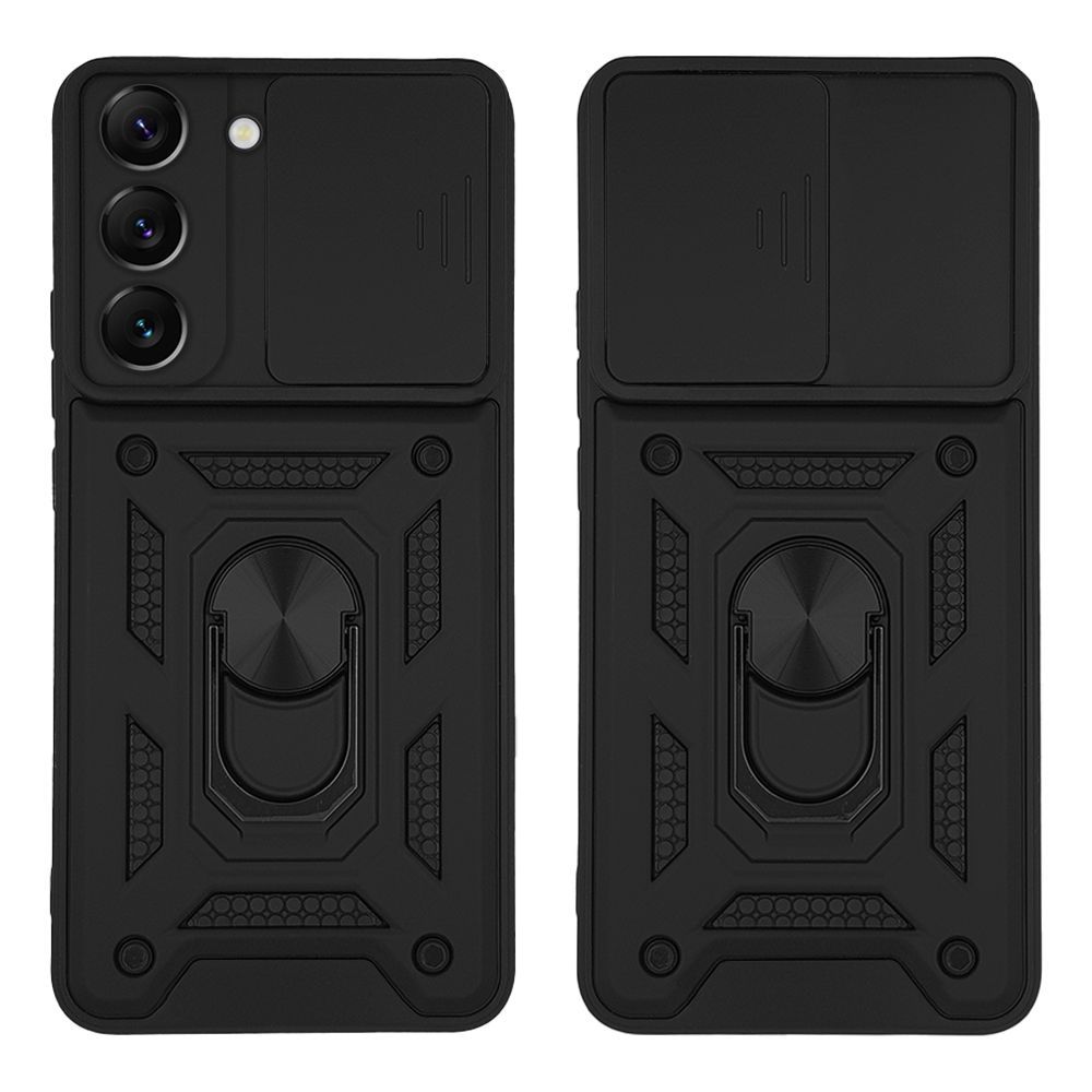 Θήκη Ring Armor CamPro Sonique για Samsung Galaxy S22 Μαύρο