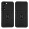 Θήκη Ring Armor CamPro Sonique για Samsung Galaxy S22 Plus Μαύρο