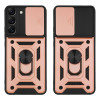 Θήκη Ring Armor CamPro Sonique για Samsung Galaxy S22 Plus Ροζ Χρυσό