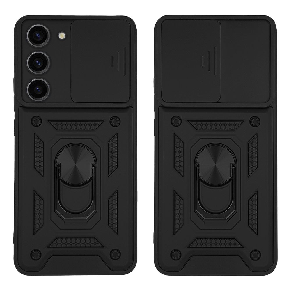 Θήκη Ring Armor CamPro Sonique για Samsung Galaxy S23 Μαύρο
