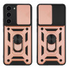 Θήκη Ring Armor CamPro Sonique για Samsung Galaxy S23 Ροζ Χρυσό