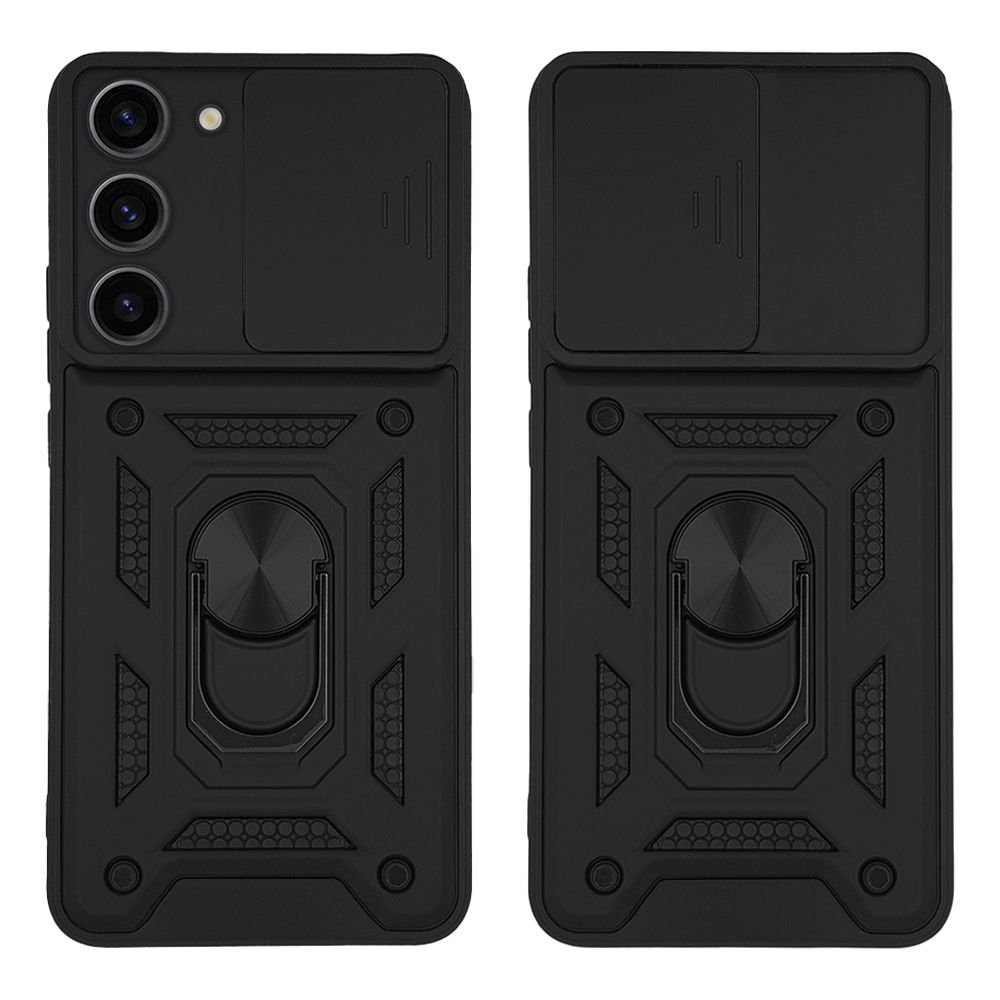 Θήκη Ring Armor CamPro Sonique για Samsung Galaxy S23 Plus Μαύρο