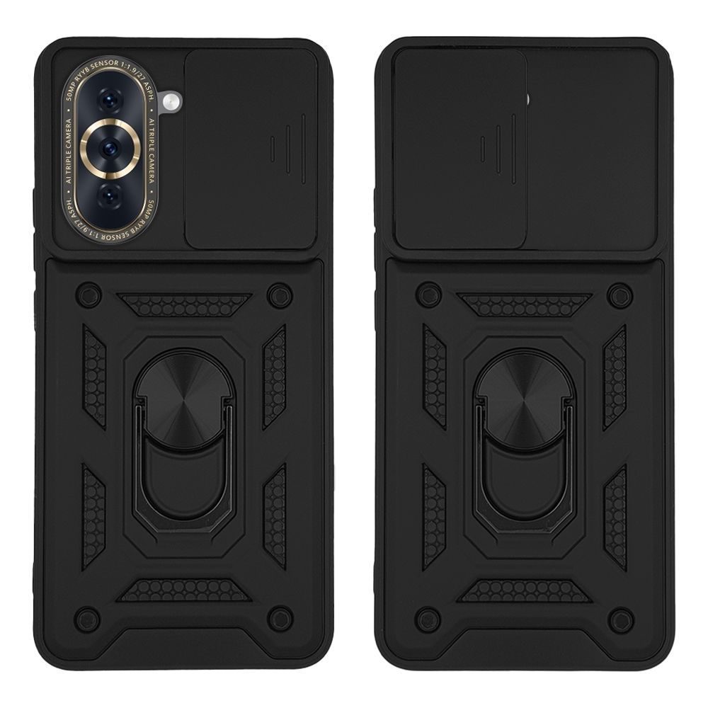 Θήκη Ring Armor CamPro Sonique για Huawei Nova 10 Μαύρο