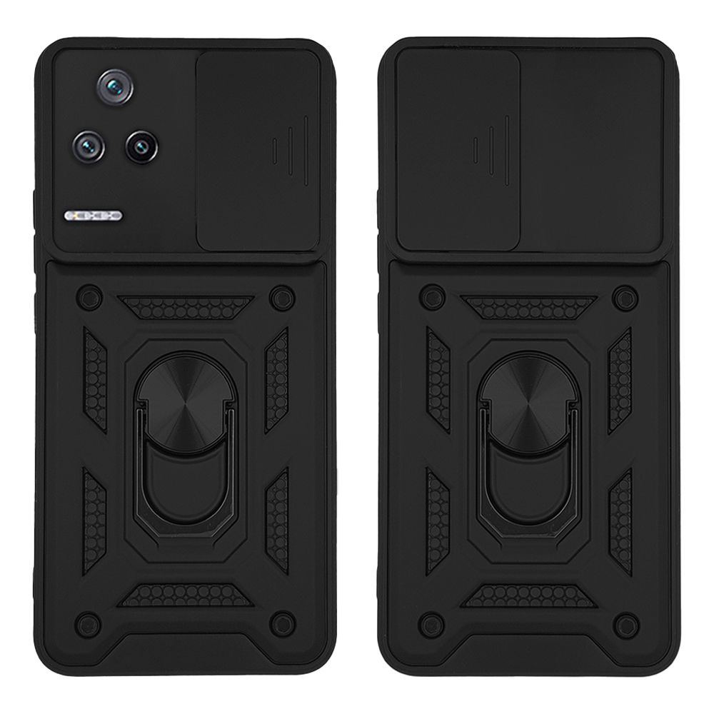 Θήκη Ring Armor CamPro Sonique για Xiaomi Poco F4 5G Μαύρο