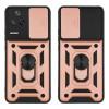 Θήκη Ring Armor CamPro Sonique για Xiaomi Poco F4 5G Ροζ Χρυσό