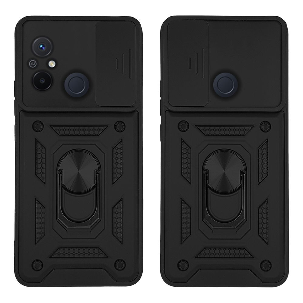 Θήκη Ring Armor CamPro Sonique για Xiaomi Redmi 12C Μαύρο