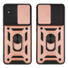 Θήκη Ring Armor CamPro Sonique για Xiaomi Redmi 9A / Redmi 9AT Ροζ Χρυσό