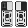Θήκη Ring Armor CamPro Sonique για Xiaomi Redmi 9T Ασημί