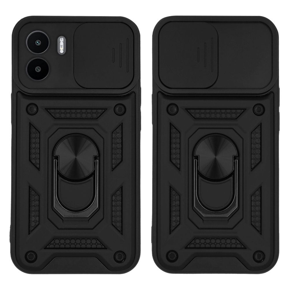 Θήκη Ring Armor CamPro Sonique για Xiaomi Redmi A1 / Redmi A2 Μαύρο
