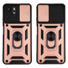 Θήκη Ring Armor CamPro Sonique για Xiaomi Redmi Note 10 / Redmi Note 10s / Poco M5s Ροζ Χρυσό