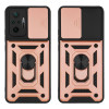 Θήκη Ring Armor CamPro Sonique για Xiaomi Redmi Note 10 Pro Ροζ Χρυσό