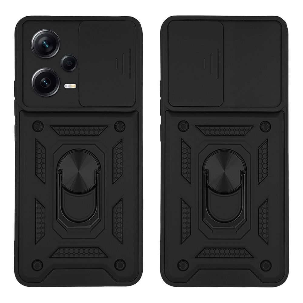 Θήκη Ring Armor CamPro Sonique για Xiaomi Redmi Note 12 Pro Plus Μαύρο