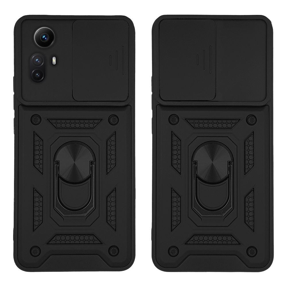 Θήκη Ring Armor CamPro Sonique για Xiaomi Redmi Note 12s Μαύρο