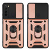 Θήκη Ring Armor CamPro Sonique για Xiaomi Redmi Note 8 / Redmi Note 8 2021 Ροζ Χρυσό