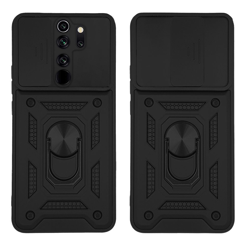 Θήκη Ring Armor CamPro Sonique για Xiaomi Redmi Note 8 Pro Μαύρο
