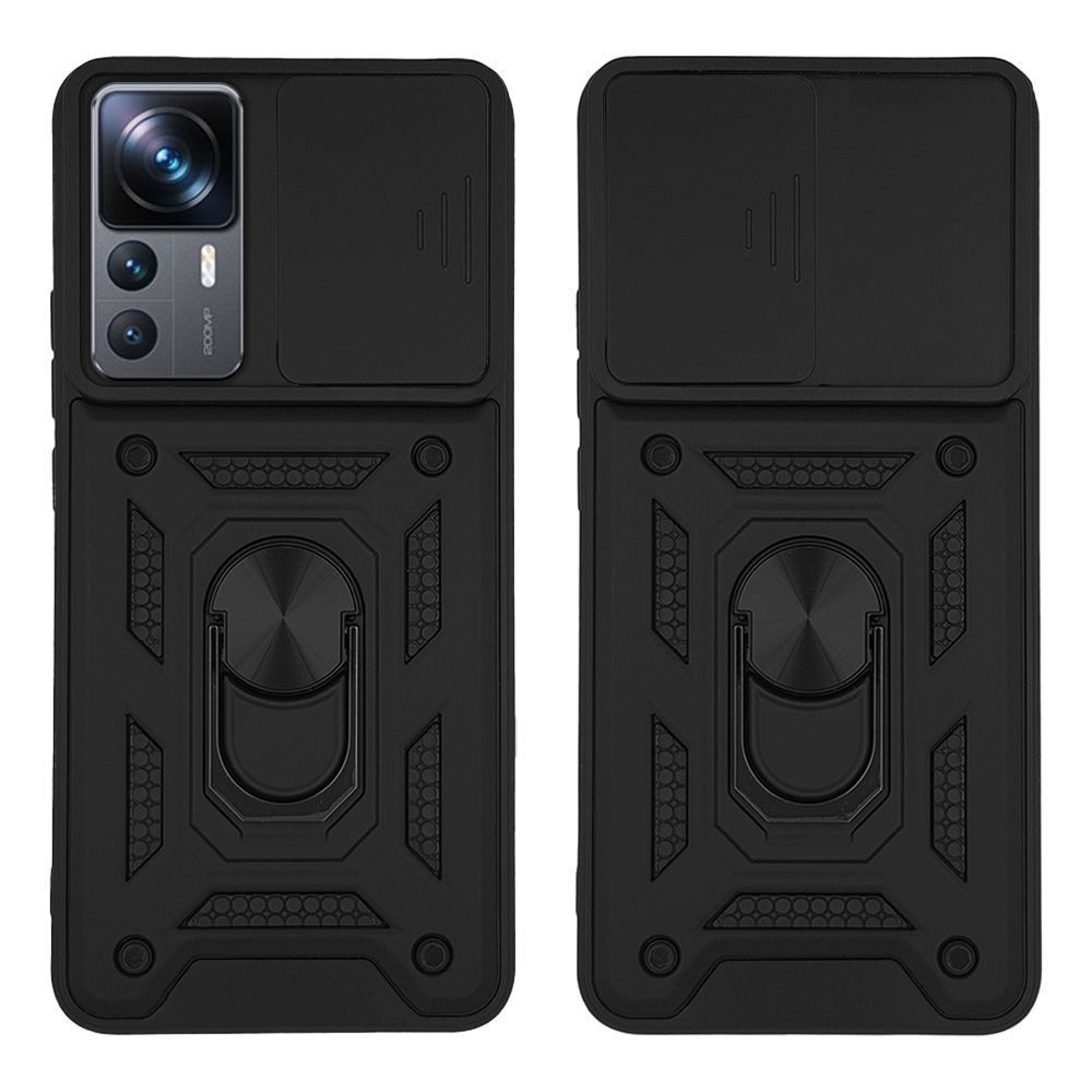 Θήκη Ring Armor CamPro Sonique για Xiaomi Xiaomi 12T  / Xiaomi 12T Pro Μαύρο