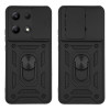 Θήκη Ring Armor CamPro Sonique για Xiaomi Redmi Note 13 Pro 4G / Poco M6 Pro 4G / Redmi Note 14S Μαύρο