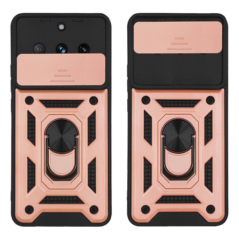 Θήκη Ring Armor CamPro Sonique Realme 11 Pro 5G / Realme 11 Pro Plus 5G Ροζ Χρυσό