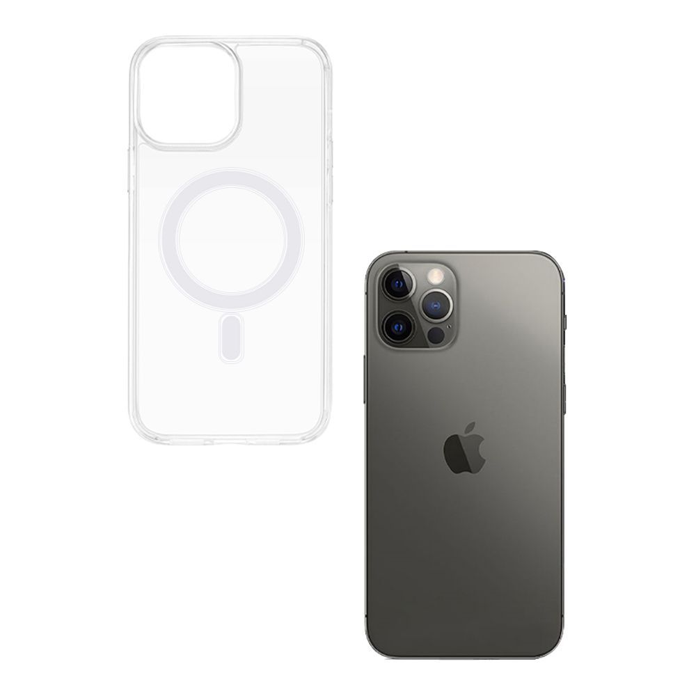 Θήκη Magnetic MagCase Sonique Apple iPhone 12 Pro Max Διάφανο