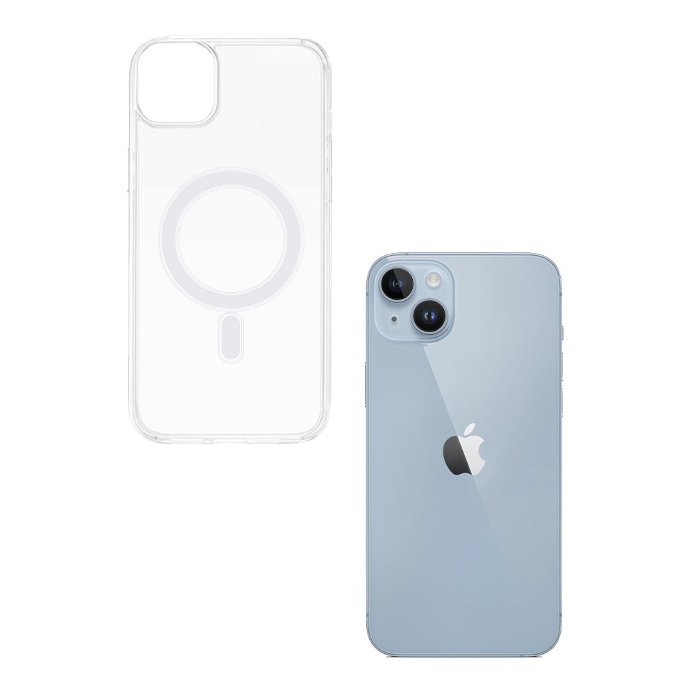 Θήκη Magnetic MagCase Sonique Apple iPhone 15 Plus Διάφανο