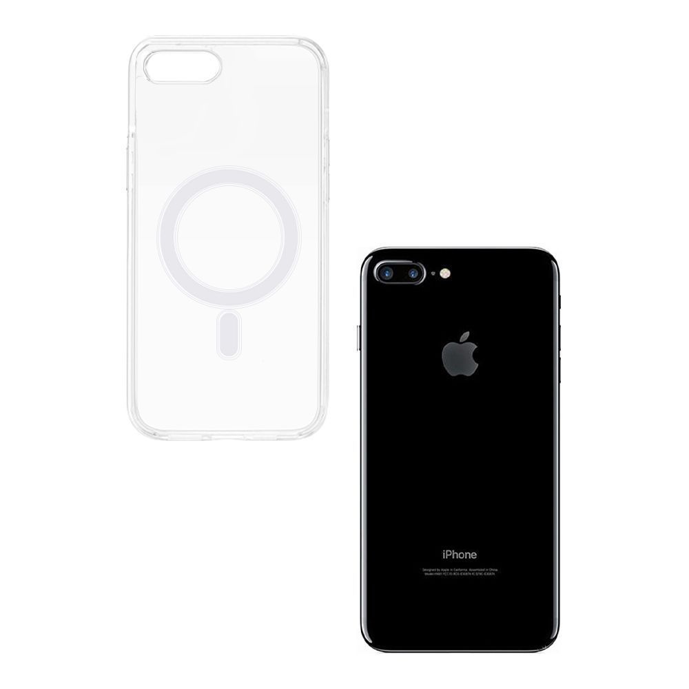 Θήκη Magnetic MagCase Sonique Apple iPhone 7 Plus / iPhone 8 Plus Διάφανο