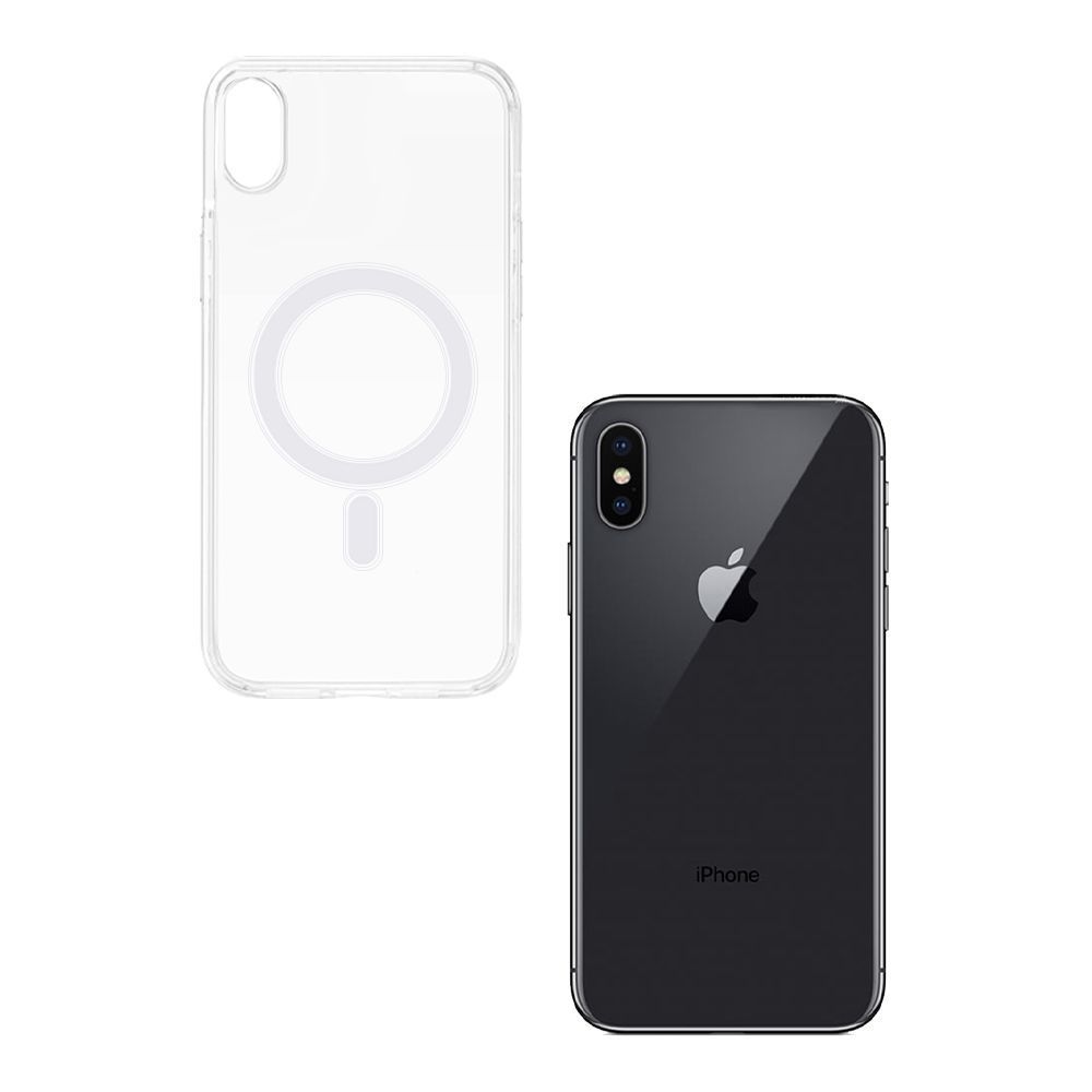 Θήκη Magnetic MagCase Sonique Apple iPhone X / iPhone XS Διάφανο