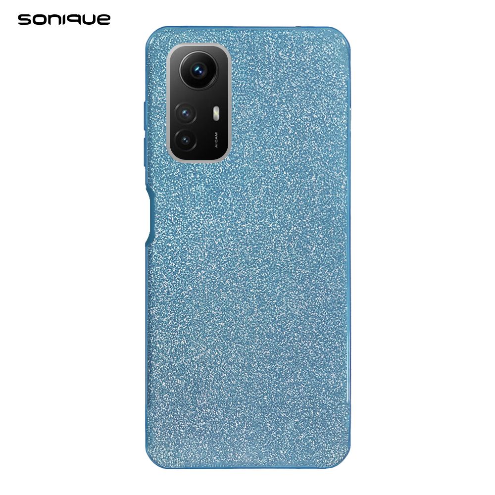 Θήκη Σιλικόνης Sonique Shiny Xiaomi Redmi Note 12s Γαλάζιο