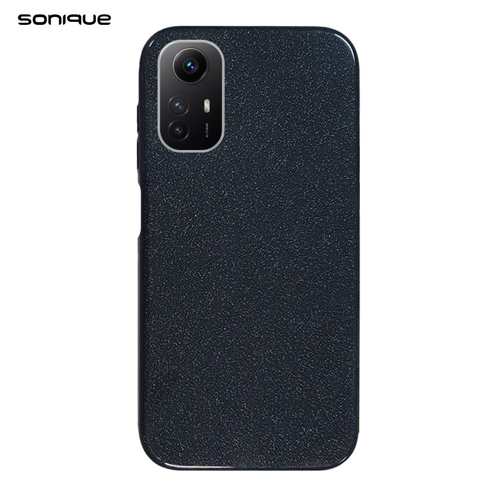 Θήκη Σιλικόνης Sonique Shiny Xiaomi Redmi Note 12s Μαύρο