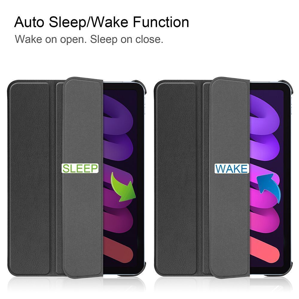 Θήκη Tablet Smartcase Slim Sonique για Apple iPad mini 2021 8.3" 6th Gen / iPad mini 2024 8.3" 7th Gen Μαύρο