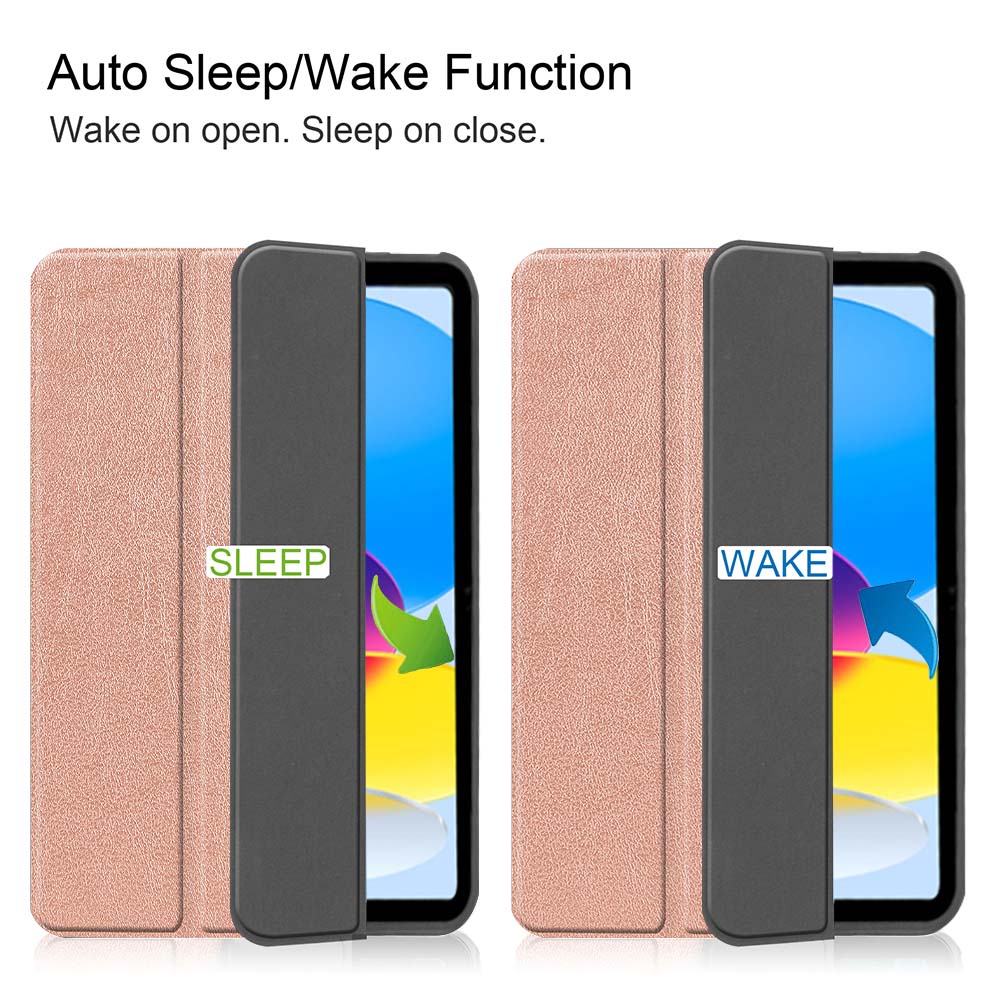Θήκη Tablet Smartcase Slim Sonique για Apple iPad 10th Gen 10.9" (2022) Ροζ Χρυσό
