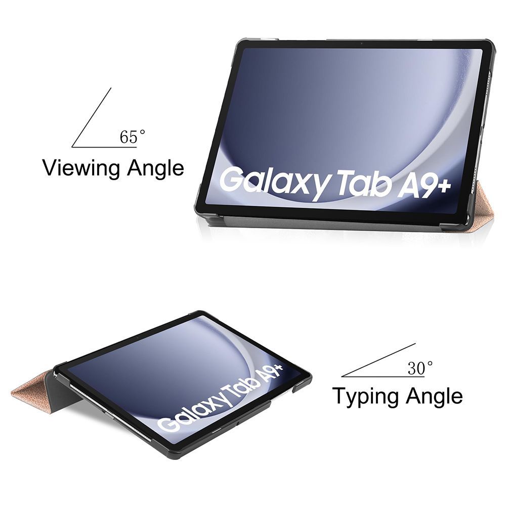 Θήκη Tablet Smartcase Slim Sonique για Samsung Galaxy Tab A9+ 11" Ροζ Χρυσό