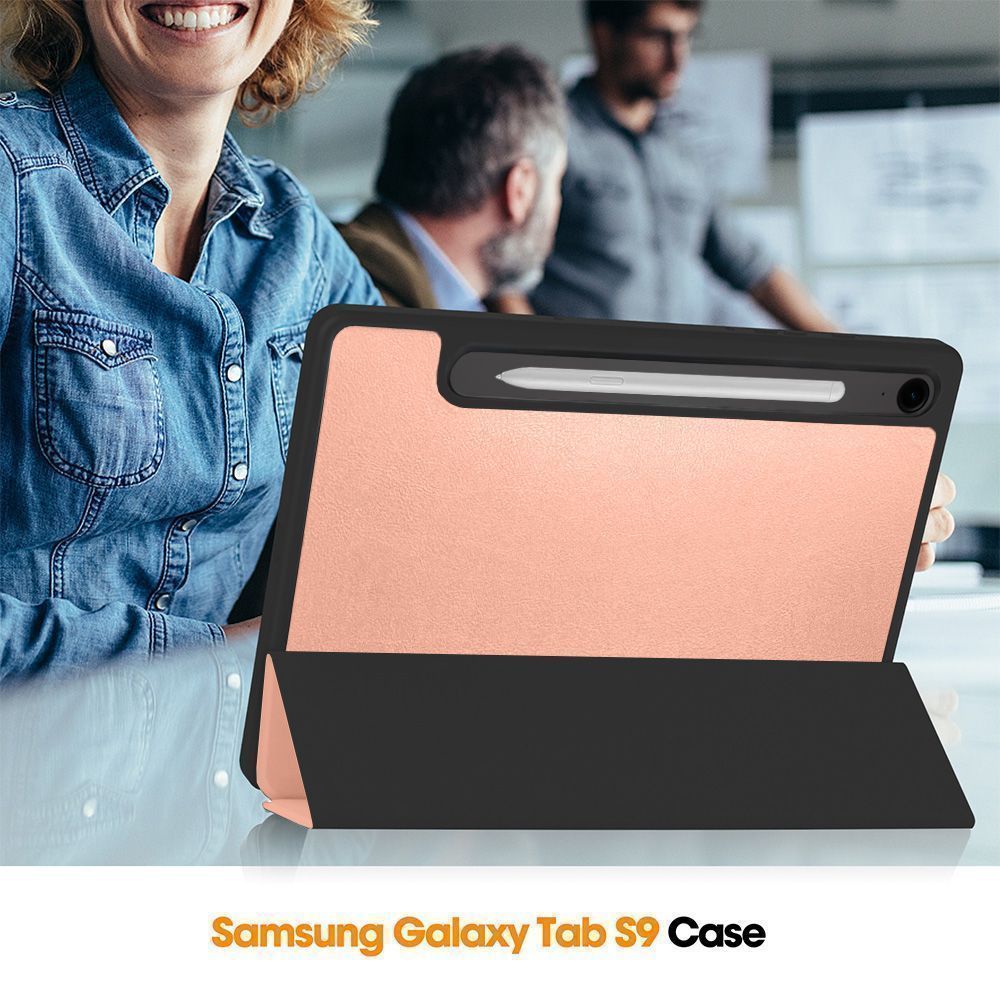 Θήκη Tablet Smartcase Slim Sonique για Samsung Galaxy Tab S9 11" / Galaxy Tab S9 FE 10.9" Ροζ Χρυσό