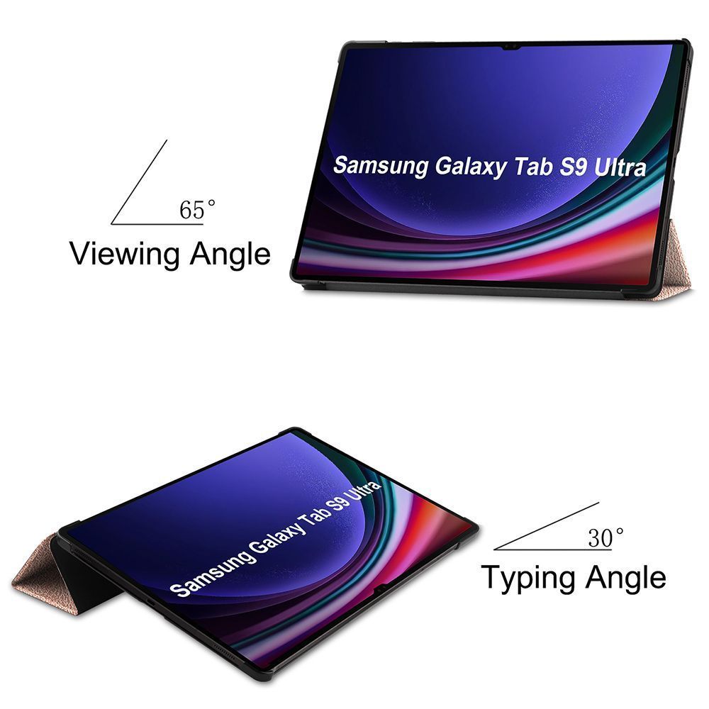 Θήκη Tablet Smartcase Slim Sonique για Samsung Galaxy Tab S9 Ultra 14.6" / Galaxy Tab S10 Ultra 14.6" Ροζ Χρυσό