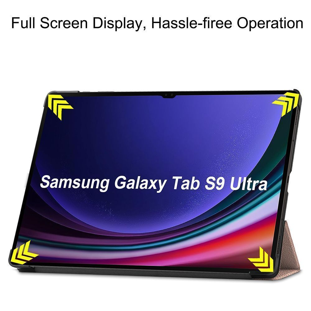Θήκη Tablet Smartcase Slim Sonique για Samsung Galaxy Tab S9 Ultra 14.6" / Galaxy Tab S10 Ultra 14.6" Ροζ Χρυσό