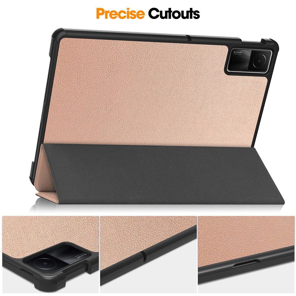 Θήκη Tablet Smartcase Slim Sonique για Xiaomi Redmi Pad SE 11" Ροζ Χρυσό