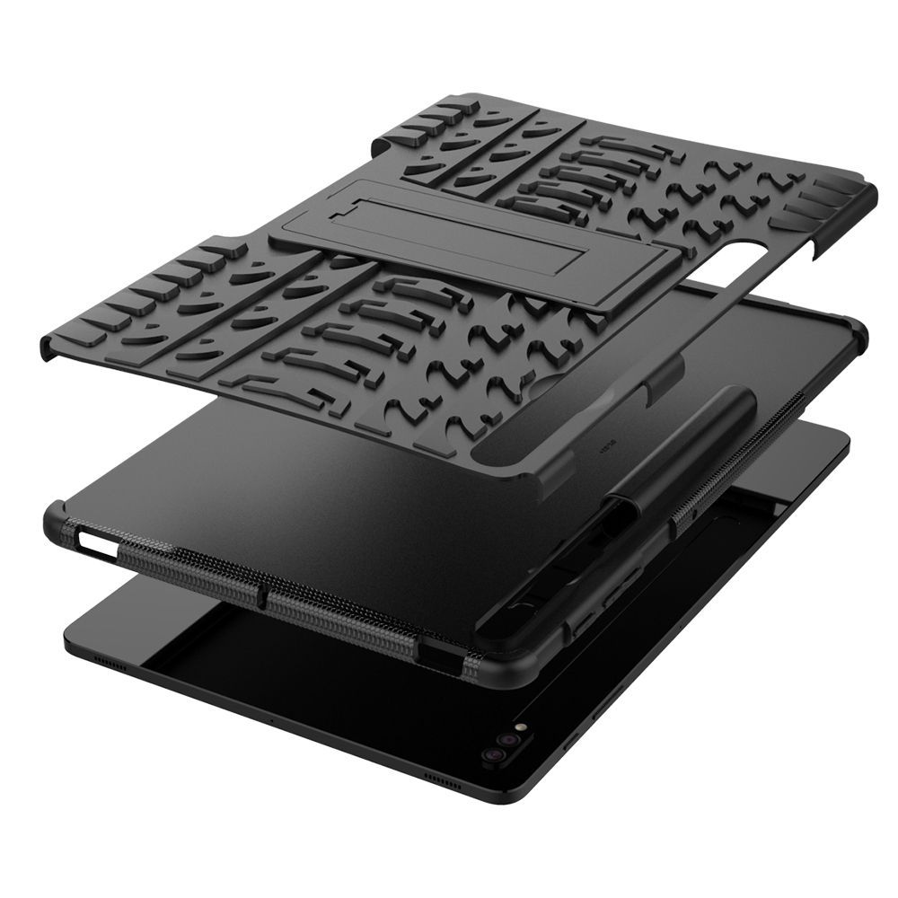 Θήκη Tablet Sonique Defender για Samsung Galaxy Tab S9+12.4" / Galaxy TabS10+ 12.4" / Galaxy S9 FE+ 12.4" Μαύρο