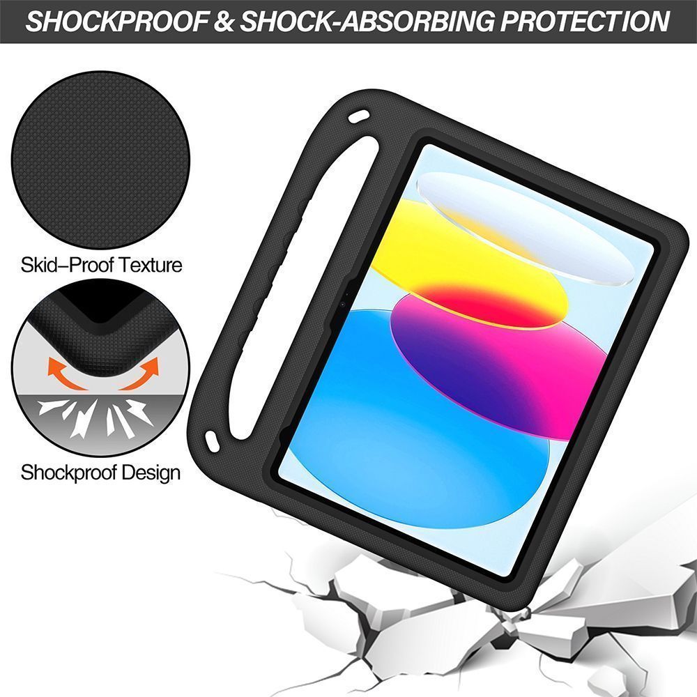 Θήκη Tablet Sonique Jazzy Kidsafe με Χειρολαβή για Apple iPad 10th Gen 10.9" (2022) Μαύρο